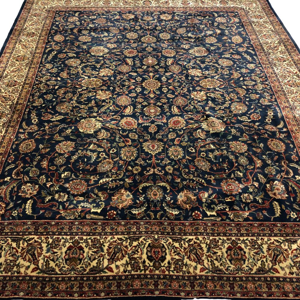Indian Rug - Tabriz 8'2" x 10'1" - Vintage Rugs