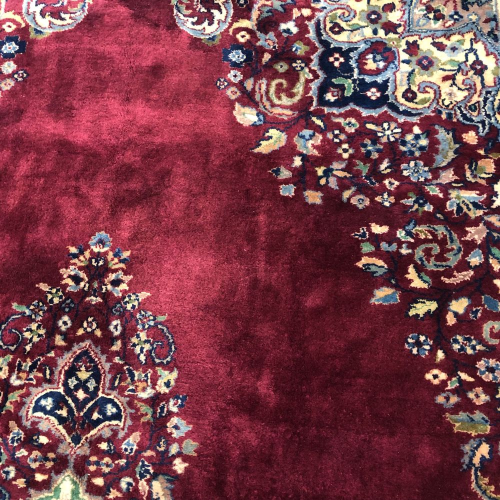 Indian Rug - Sarouk 8'11" x 14'9" - Handmade Rugs -Antique Rugs