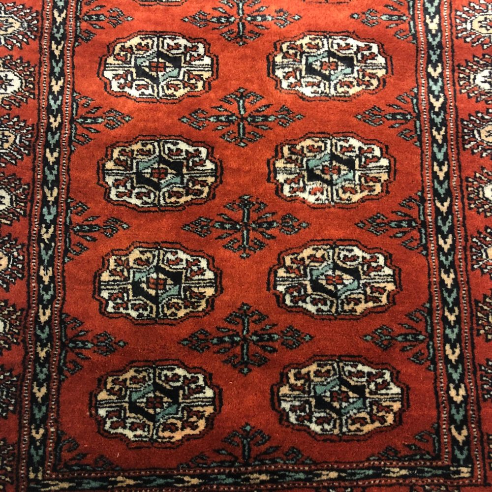 Pakistani Rugs - Bokhara 2'9" x 8'2" - Vintage Rugs - Field