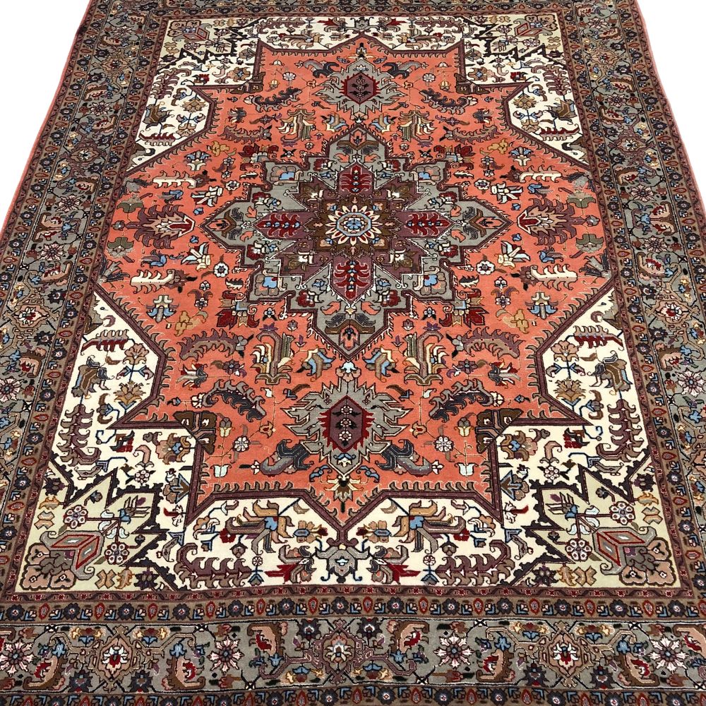 Persian Rug - Tabriz Wool and Silk 5'x 6'7