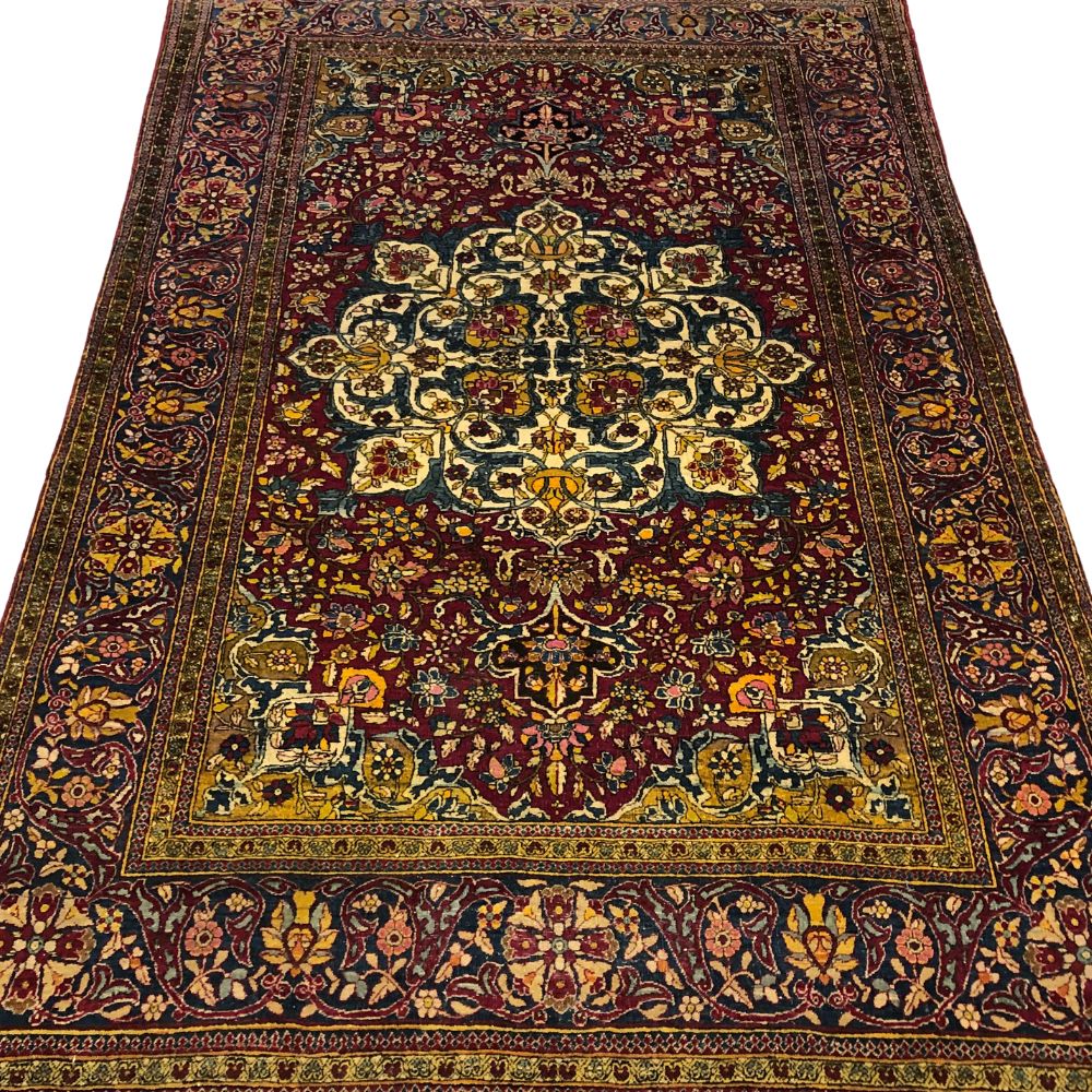 Persian Rug - Tabriz 4'7"x 6'10" - Antique Rugs - Persian Rug Carpet - Tabriz Carpet - Oriental Rug Exchange