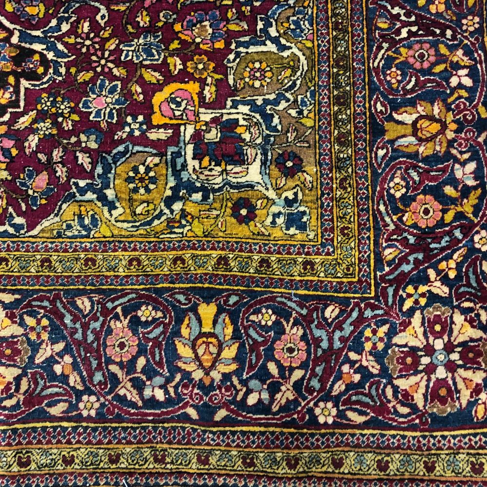 Persian Rug - Tabriz 4'7"x 6'10" - Antique Rugs - Persian Rug Carpet - Tabriz Carpet - Oriental Rug Exchange