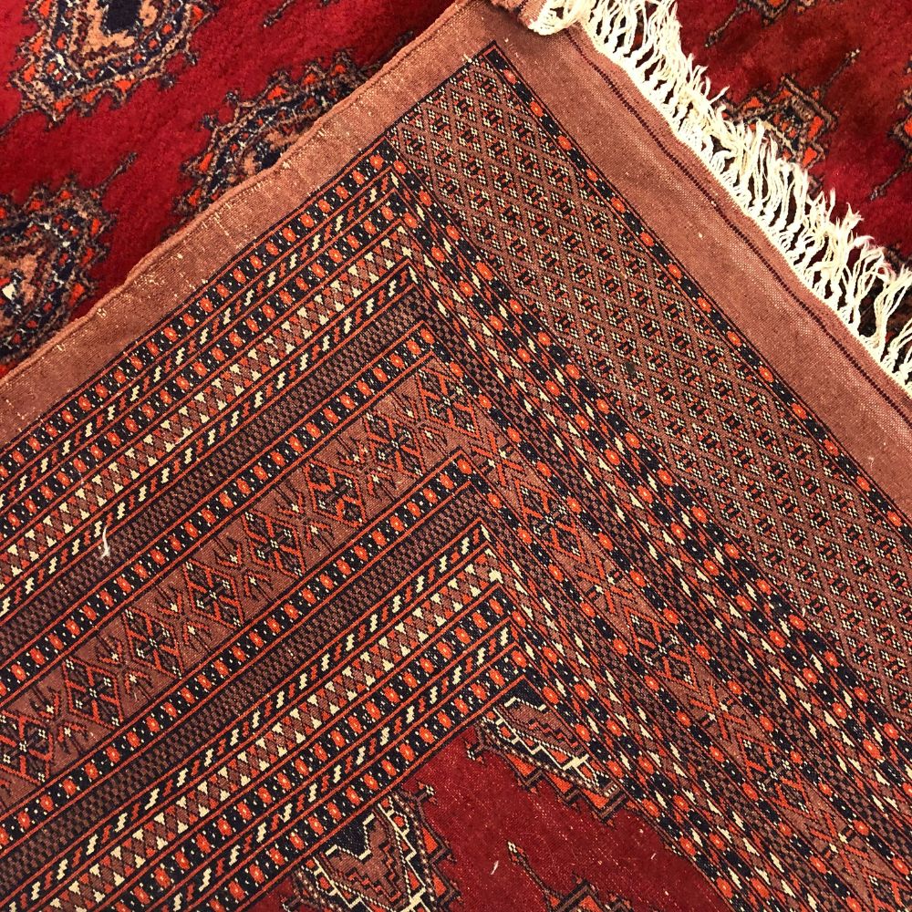 Pakistani Rugs - Bokhara - 6'1"x 9' - Back