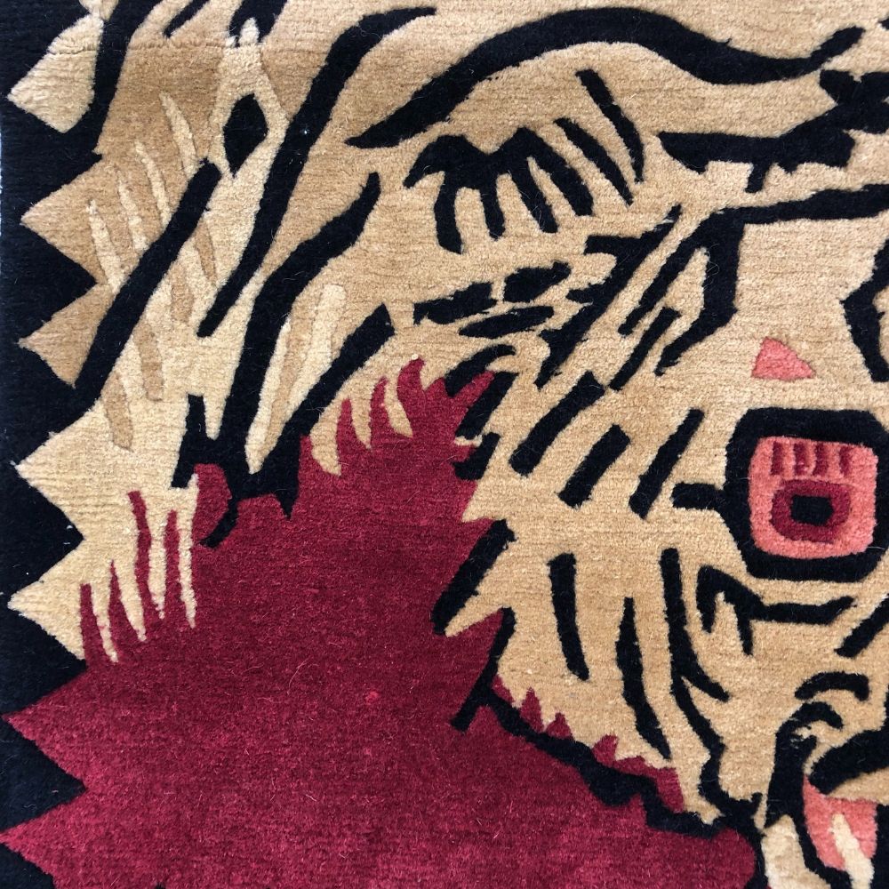 Tibet Rug - Lion Rug 2'11" x 5'10" | Vintage Rug