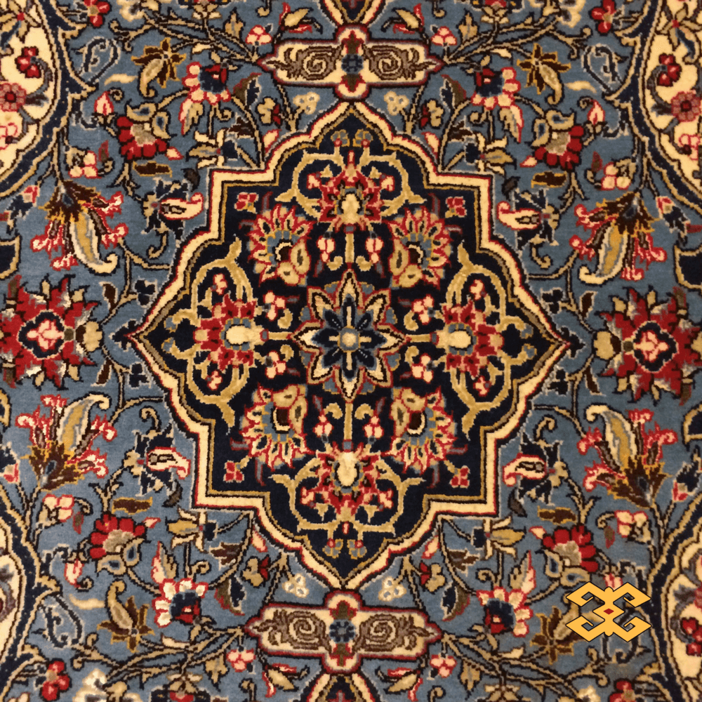 Persian Rug Qum Wool & Silk Vintage Rugs Toronto Canada