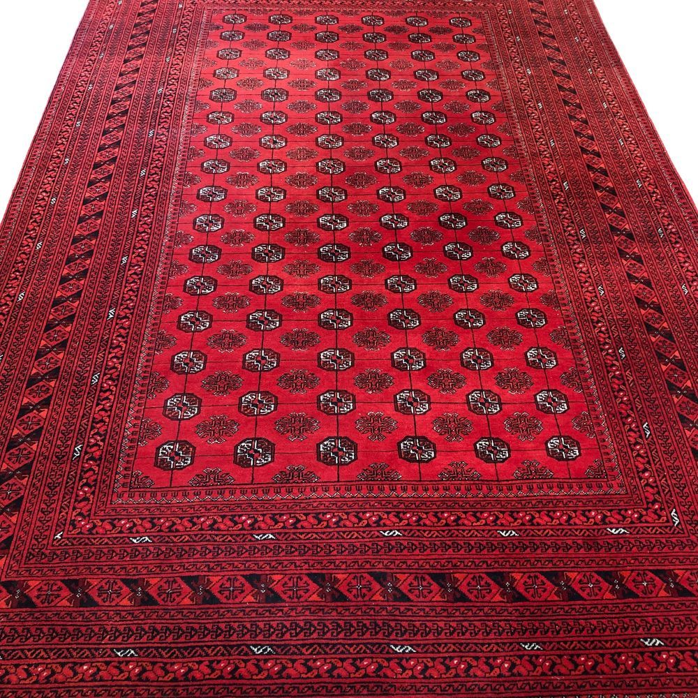 Afghanistan Rug - Turkman 6'9" x 10'1" | Vintage Rug