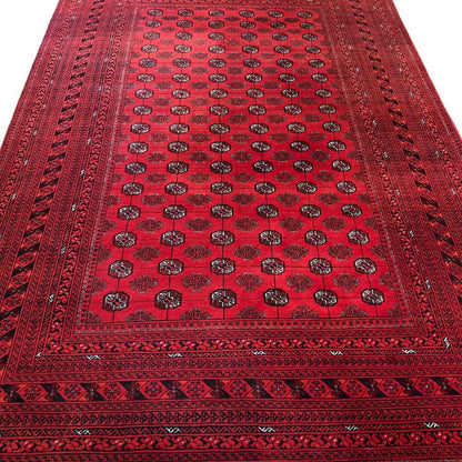 Afghanistan Rug - Turkman 6'9" x 10'1" | Vintage Rug