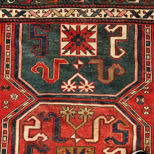 Caucasian Rug - Kazak 4'3" x 8'11" - Handmade Rugs -Antique Rugs - Oriental Rug Exchange - Rug Store - Toronto