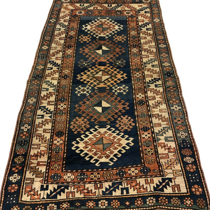 Caucasian Rugs - Kazak 4"1" x 7'6" - Antique Rugs - Oriental Rug Exchange -Rug Store - Toronto 