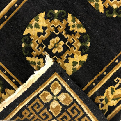 Tibetan Rug - 3'5" x 5'6" -Handmade Rugs - Vintage Rugs