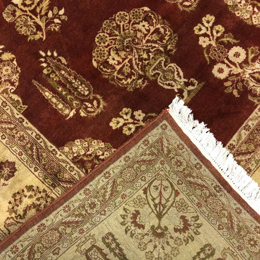 Indian Rugs - Sarouk 8'11" x 12' - Handmade Rugs
