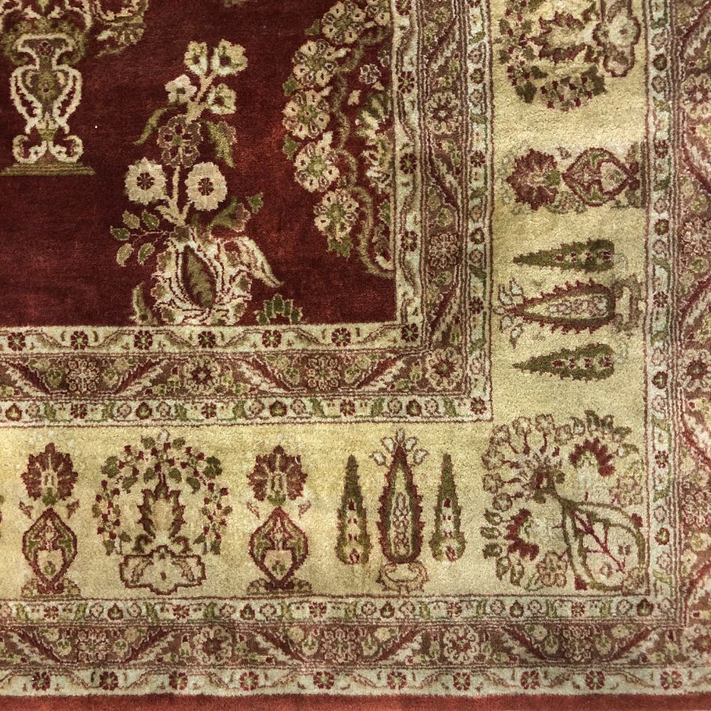Indian Rugs - Sarouk 8'11" x 12' - Handmade Rugs