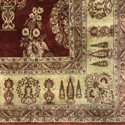 Indian Rugs - Sarouk 8'11" x 12' - Handmade Rugs