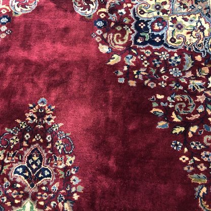 Indian Rug - Sarouk 8'11" x 14'9" - Handmade Rugs -Antique Rugs 