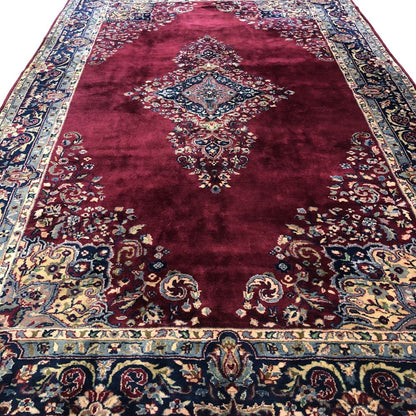 Indian Rug - Sarouk 8'11" x 14'9" - Handmade Rugs -Antique Rugs 