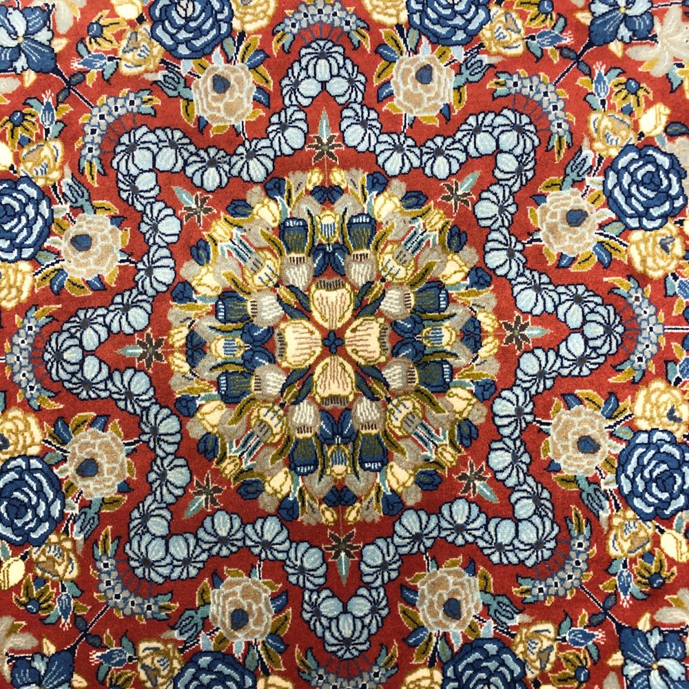 Persian Rugs - Sarouk Persian Rugs  - 8' x 8'4" - Vintage Rugs - Persian Rugs from Iran - Oriental Rug Exchange