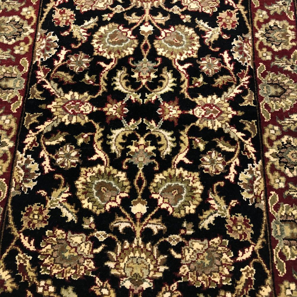 Indian Rug - Sarouk - Rug Runner  2'9"x10'7" - Handmade Rugs 