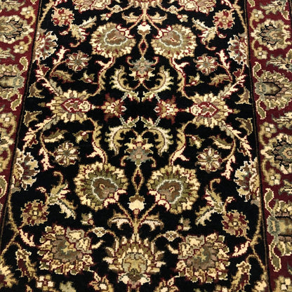 Indian Rug - Sarouk - Rug Runner  2'9"x10'7" - Handmade Rugs 
