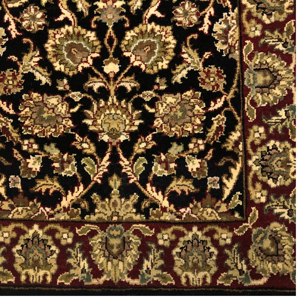 Indian Rug - Sarouk - Rug Runner  2'9"x10'7" - Handmade Rugs 