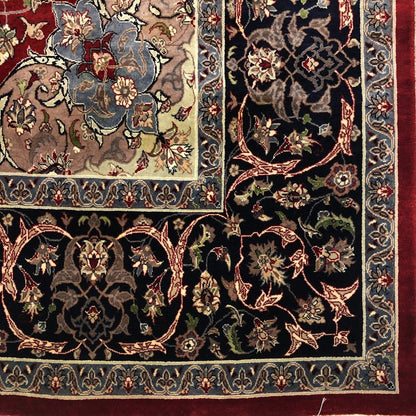 Pakistani Rug - Kashan 8'11" x 12'1" - Handmade Rugs - Vintage Rugs-Oriental Rug Exchange