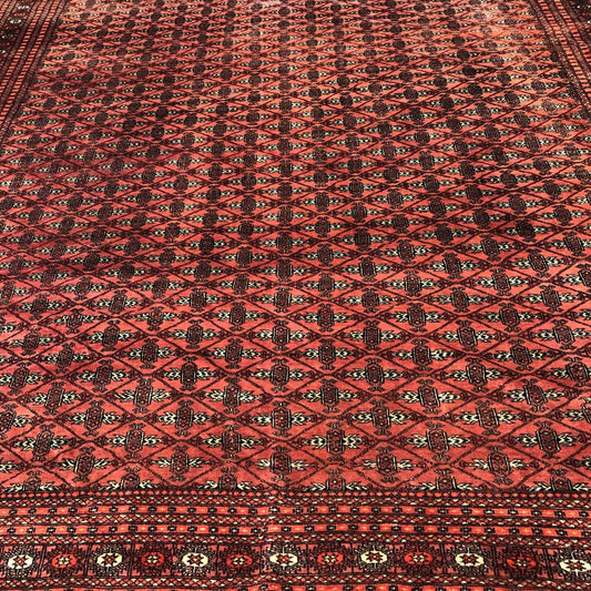 Bokhara Rug from Pakistan - 8'5" x 11'1" - Handmade Rugs - Vintage Rugs 