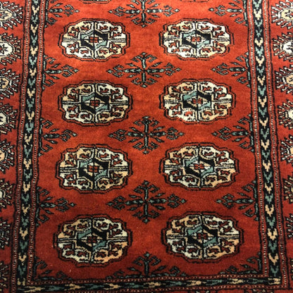 Pakistani Rugs - Bokhara 2'9" x 8'2" - Vintage Rugs - Field