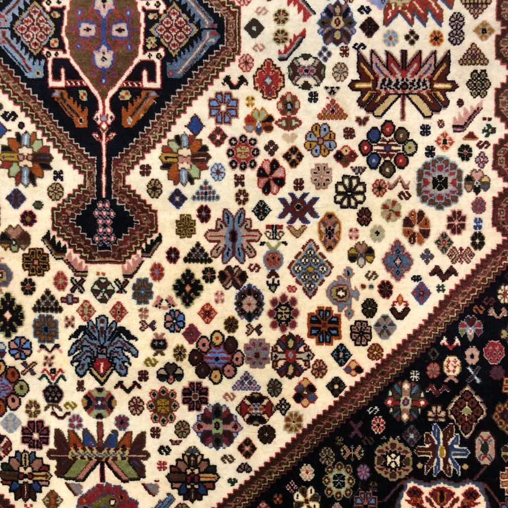 Persian Rug - Abadeh 5'1" x 6'8" - Vintage Rugs - Handmade Persian Rugs