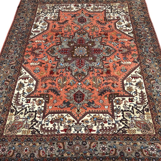 Persian Rug - Tabriz Wool and Silk 5'x 6'7