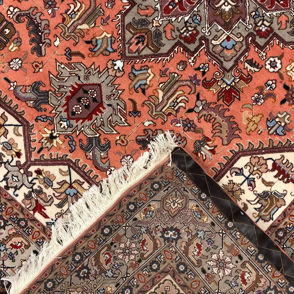 Persian Rug - Tabriz Wool and Silk 5'x 6'7