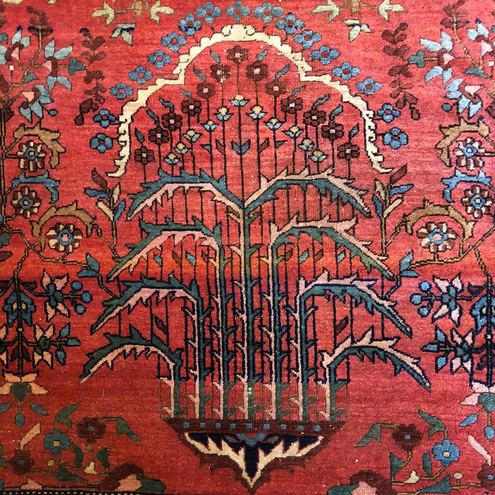 Persian Rug - Sarouk 4'4" x 6'8" | Antique Persian Rug - Center
