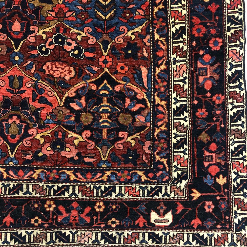 Persian Rugs - Bahktiar 7' x-9'9" -Antique Rugs - Handmade Rugs - Persian Rugs from Iran - Oriental Rug Exchange-