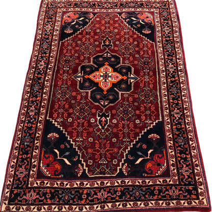 Persian Rugs - Bidjar Persian Rugs - 4' x 7' - Vintage Rugs - Handmade Rugs - Persian Rug Carpet 