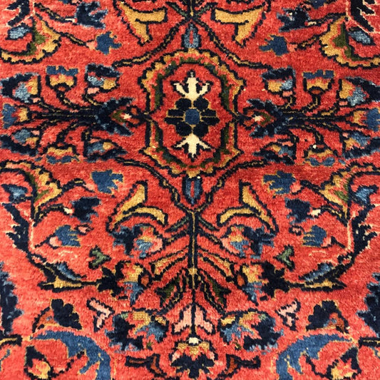 Persian Rug Hamadan 2'2"x 3'6" Antique Rug