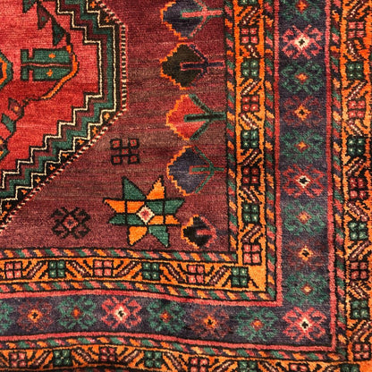 Persian Rugs - Hamadan 5'3"x 9'10" - Vintage Rugs - Handmade Rugs - Runner Rugs-Oriental Rug Exchange