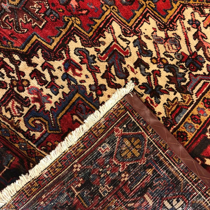 Persian Rug - Heriz 7'6" x 9'10" - Handmade Rugs- Vintage Rugs - Oriental Rug Exchange