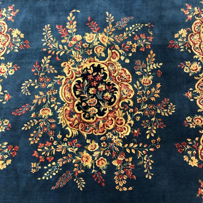 Persian Rugs - Kerman 8’1" x 10’10" -Vintage Rugs - Oriental Rug Exchange - Medallion