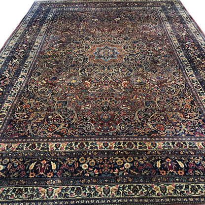 Persian Rugs -  Mashad Dorasht 9'9" x 13'8" - Handmade Rugs - Antique Rugs - Oriental Rug Exchange