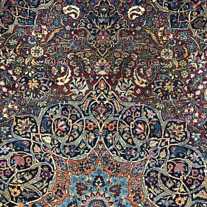 Persian Rugs -  Mashad Dorasht 9'9" x 13'8" - Handmade Rugs - Antique Rugs - Oriental Rug Exchange