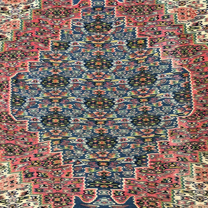 Persian Rugs - Senneh Kelim - 5'7"x 7'7" - Flatwoven rug - Handmade Rugs - Vintage Rugs