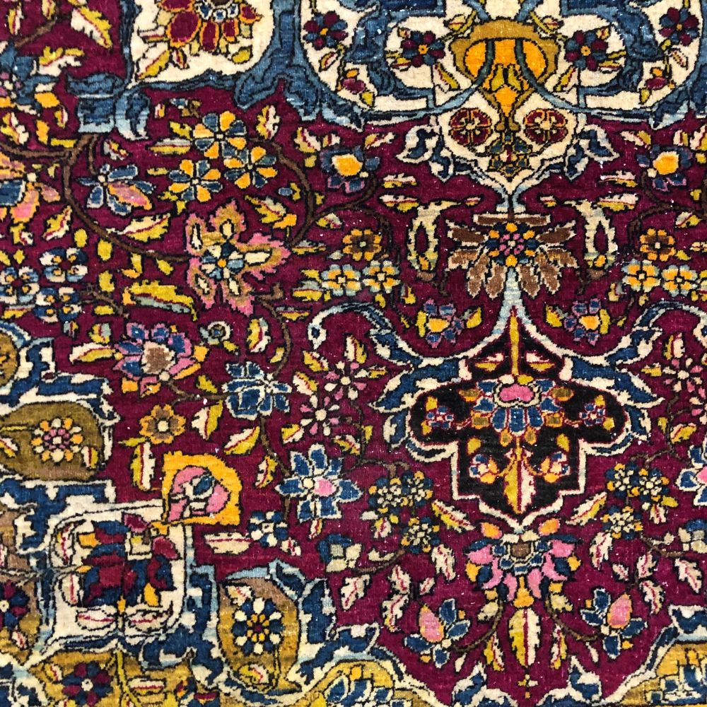 Persian Rug - Tabriz 4'7"x 6'10" - Antique Rugs - Persian Rug Carpet - Tabriz Carpet - Oriental Rug Exchange 