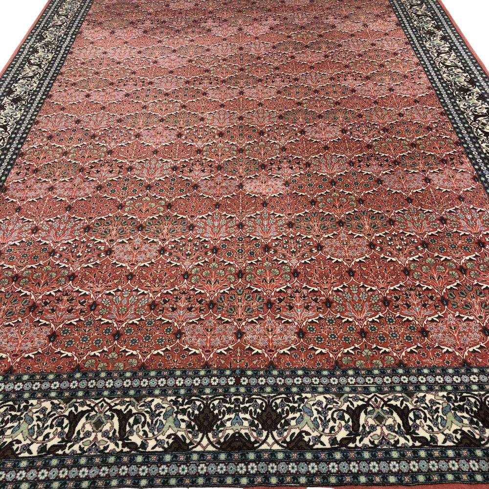 Turkish Rugs - Hereke 8'11" x 12'10" - Vintage Rugs -Oriental Rug Exchange