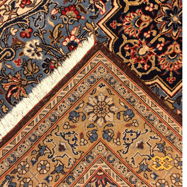 Persian Rug Qum Wool & Silk Vintage Rugs Toronto Ontario