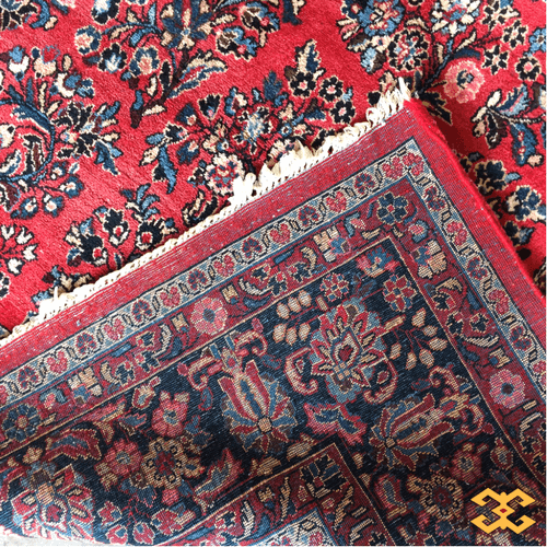 Vintage Persian Rug Kashan-Handmade in Iran-Flying Carpets Oriental Rug Experts-Handwashing-Hamilton Ontario