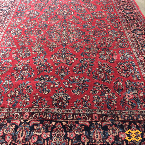 Vintage Persian Rug Kashan-Handmade in Iran-Flying Carpets Oriental Rug Experts Hamilton Ontario